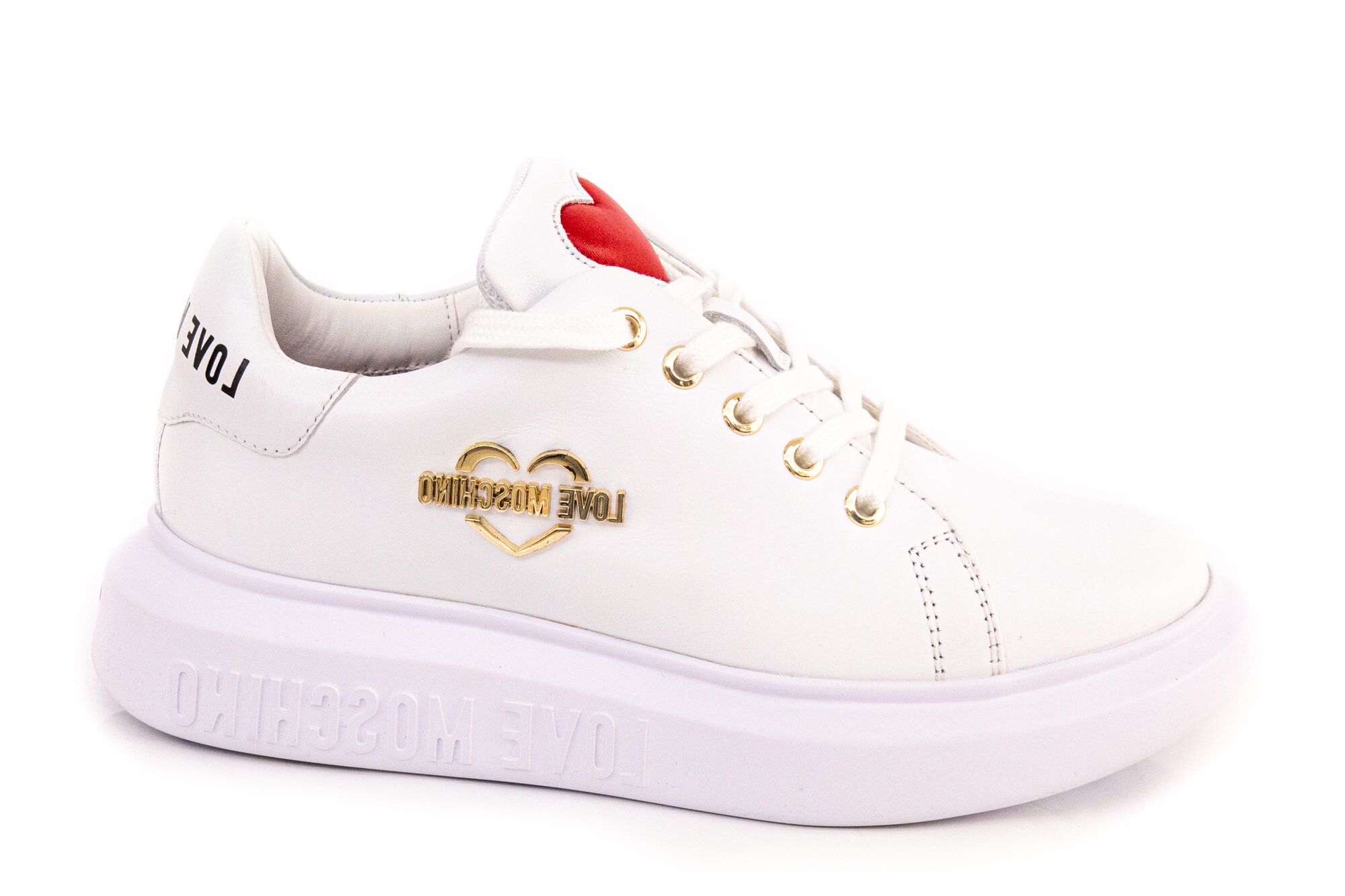 Love Moschino sneakers bianche donna